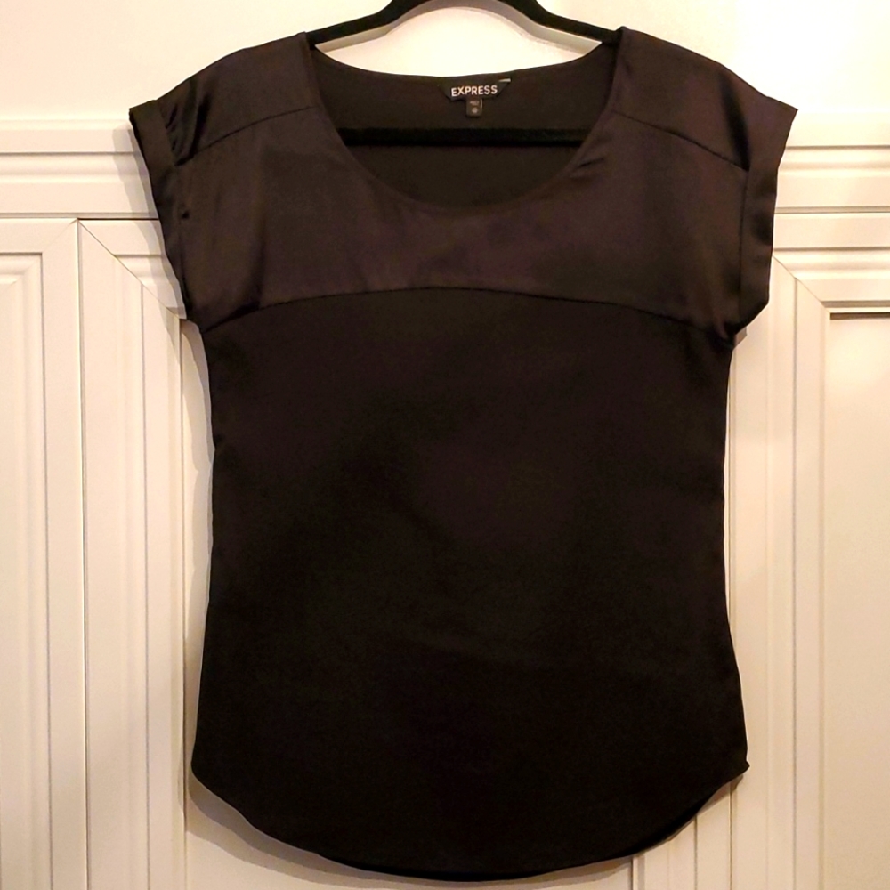 Express Women's T Black Top Size XS